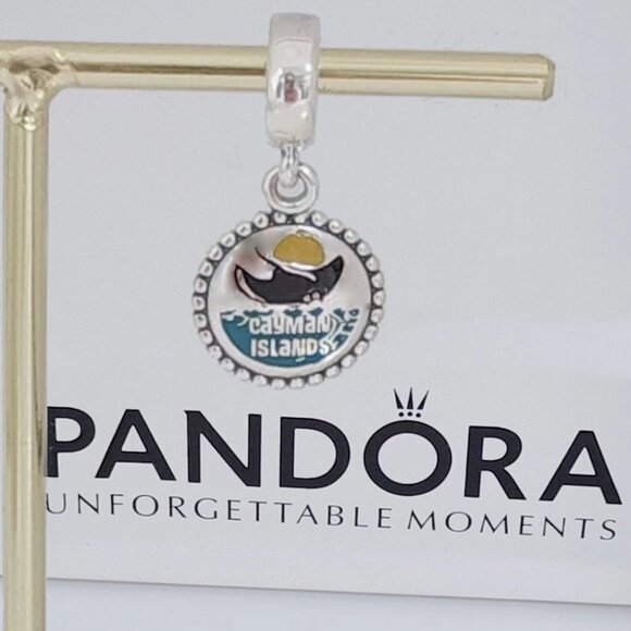 Pandora Jewelry - Pandora Cayman Islands Stingray Exclusive Dangle Charm S925 Silver with box